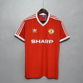 83/84 Manchester United home Football kit - Footyb